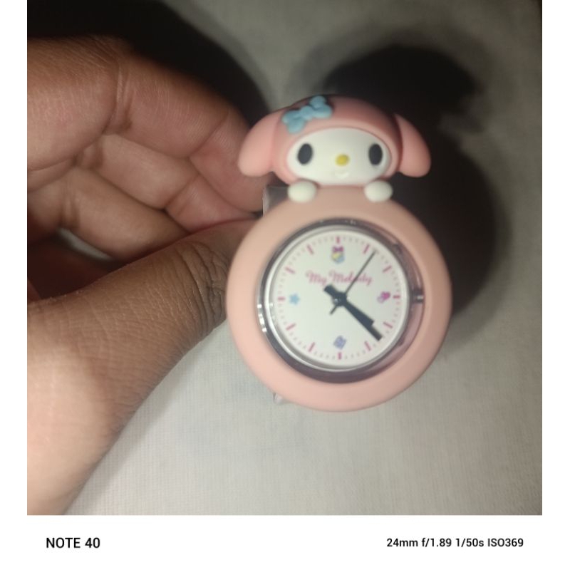 Jam tangan anak-anak Miniso X Sanrio My Melodi 3D