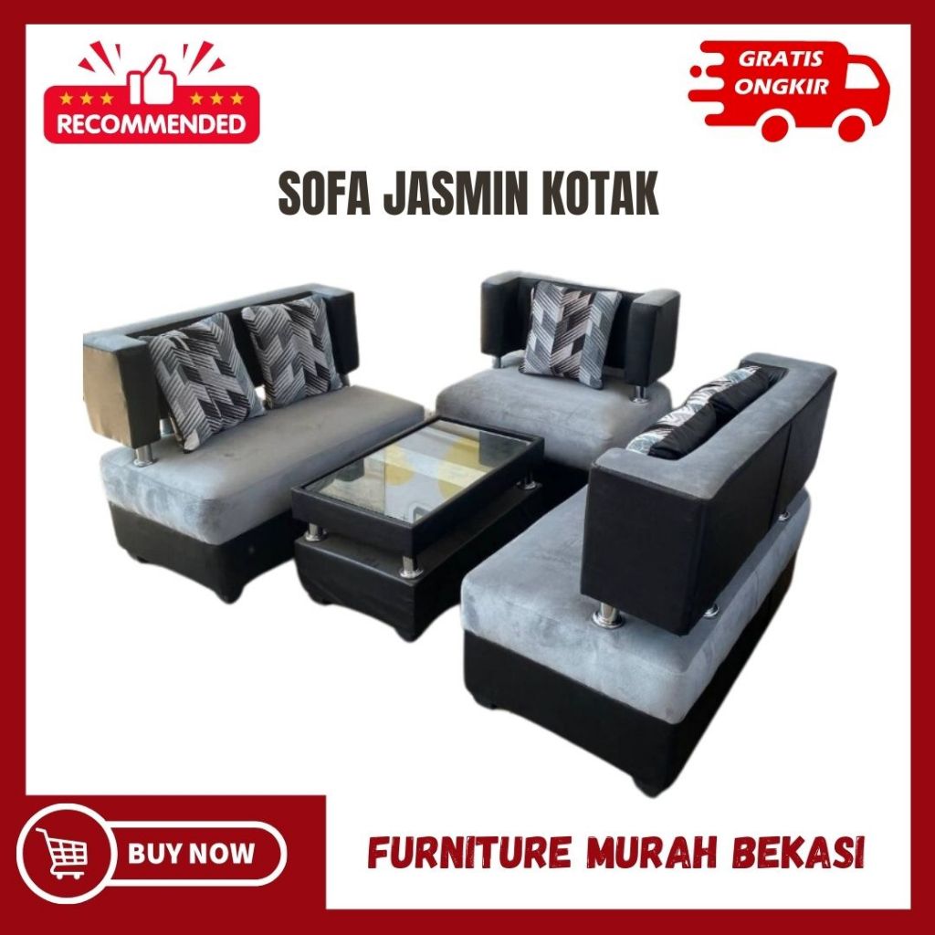 SOFA TAMU MINIMALIS SOFA JASMIN GRATIS ONGKIR KARAWANG SUBANG BEKASI