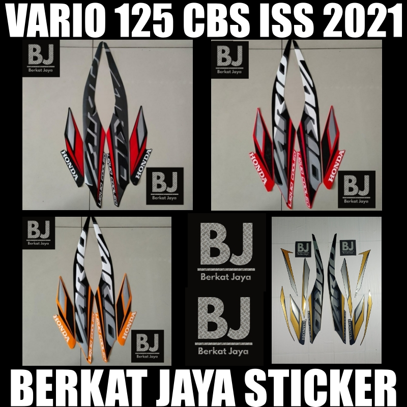 Striping Sticker Honda Vario 125 Cbs Iss 2021