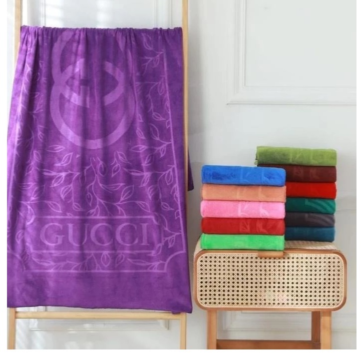 Handuk Mandi Dewasa IMPORT GUCCI Nyerap Air Halus Dan Lembut 70*140 AB14
