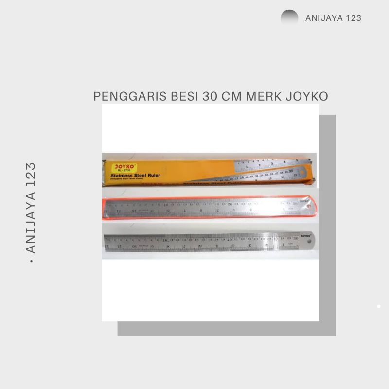 

Penggaris besi 30 cm merk joyko