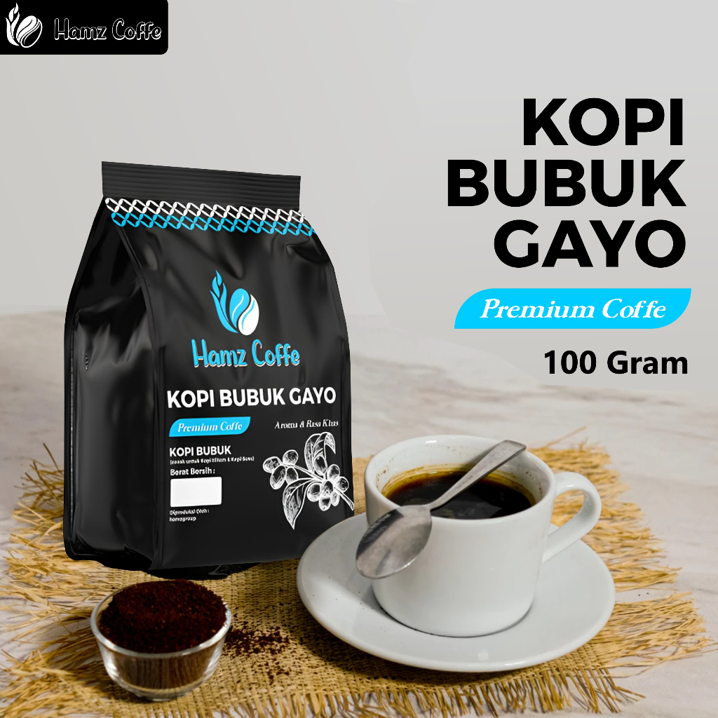 

Hamz Coffee - kopi bubuk gayo premium 100gr