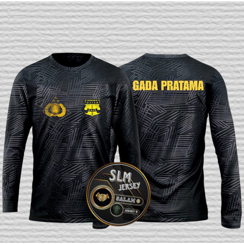 kaos drifit embose Lengan panjang gada  pratama new