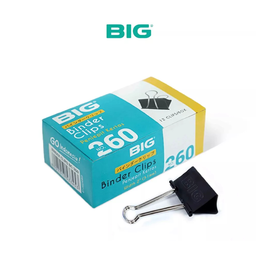 

BIG - Binder Clip Klip Penjepit Kertas 260 BIG BC-260
