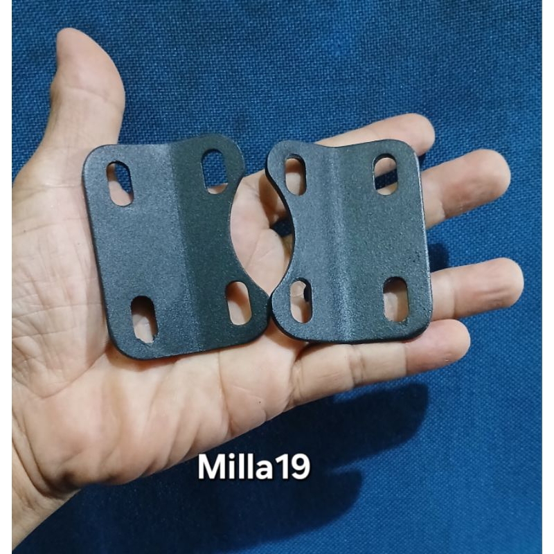 bracket breket dudukan spion zx10r buat motor cbr ZX25 R gsx r15 ninja serpo hitam tebel kuat