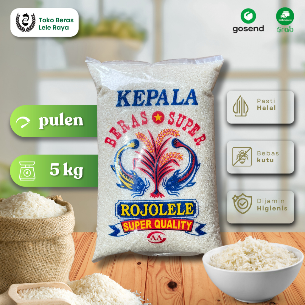 

(BISA GOSEND) Beras Rojolele Premium 5kg