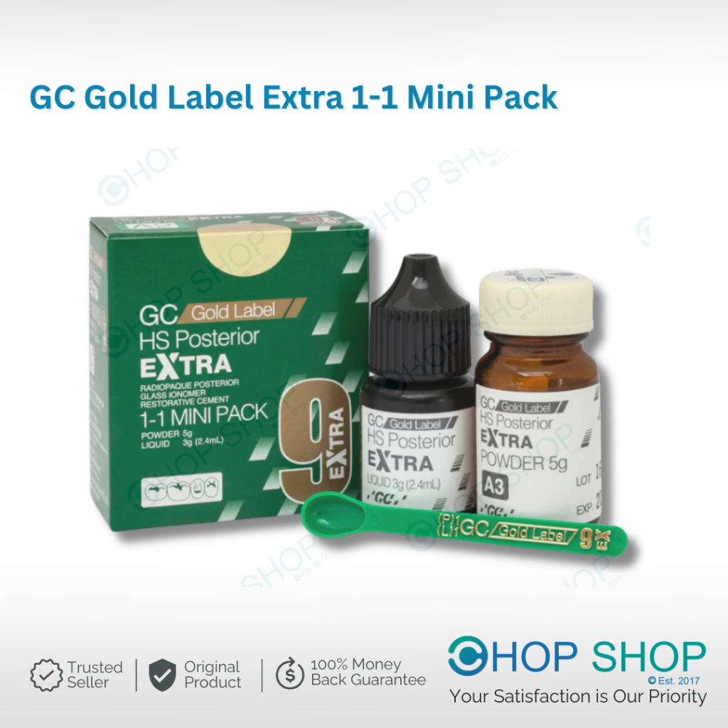 ORIGINAL GC GIC Fuji IX / Gold Label 9 Extra 1-1 Mini Pack / Glass Ionomer Fuji 9