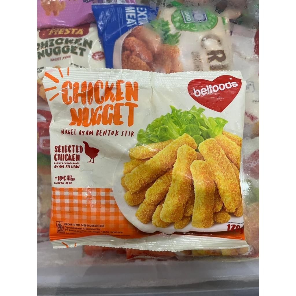 

CHICKEN NUGGET BELFOODS STICK 170 GRAM
