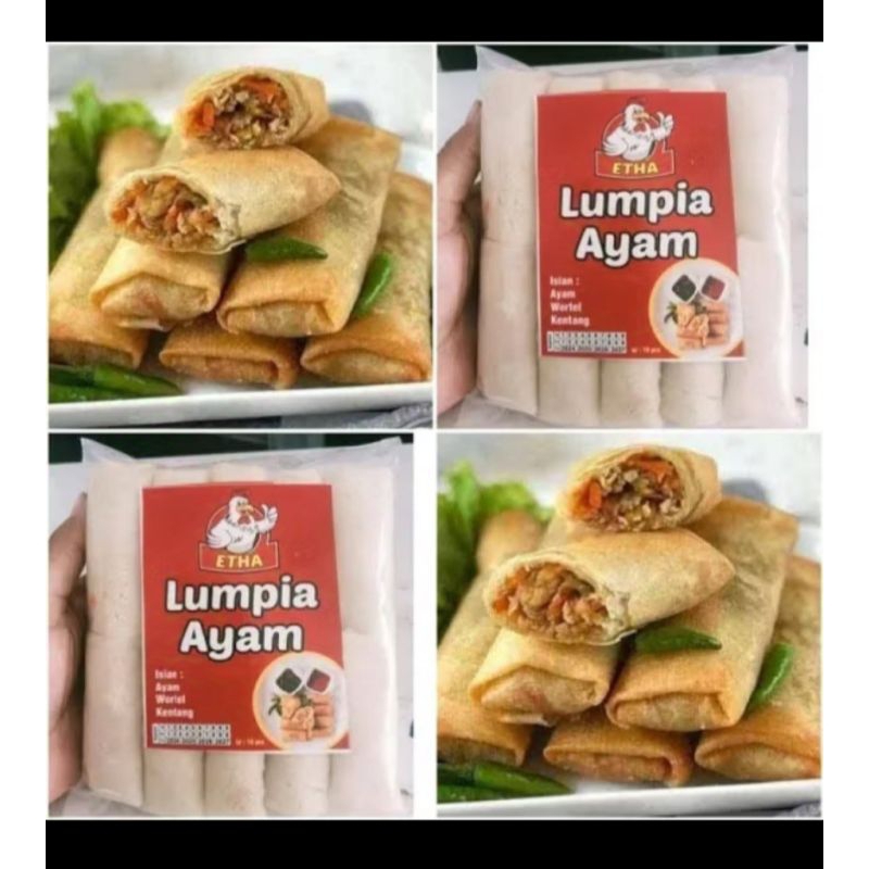 

Etha Lumpia Ayam Sayur isi 10 pcs