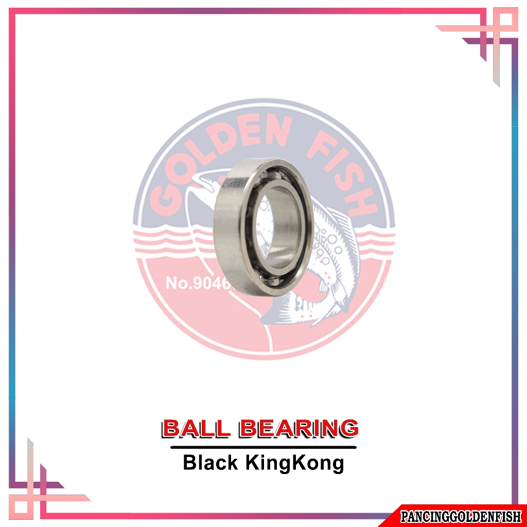 BALL BEARING  REEL GOLDENFISH BLACK KINGKONG
