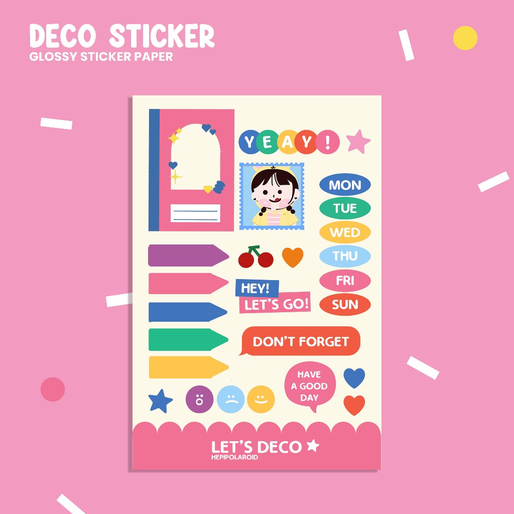

Sticker Deco perfect for planners, journals, or any creative space!
