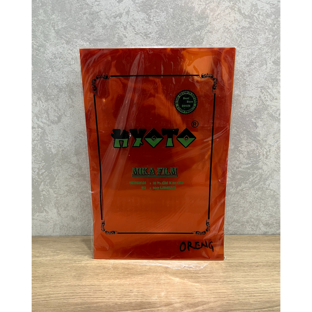 Ay00 Mika Film/ Mika Jilid Plastik Kyoto F4 (0,07mm)