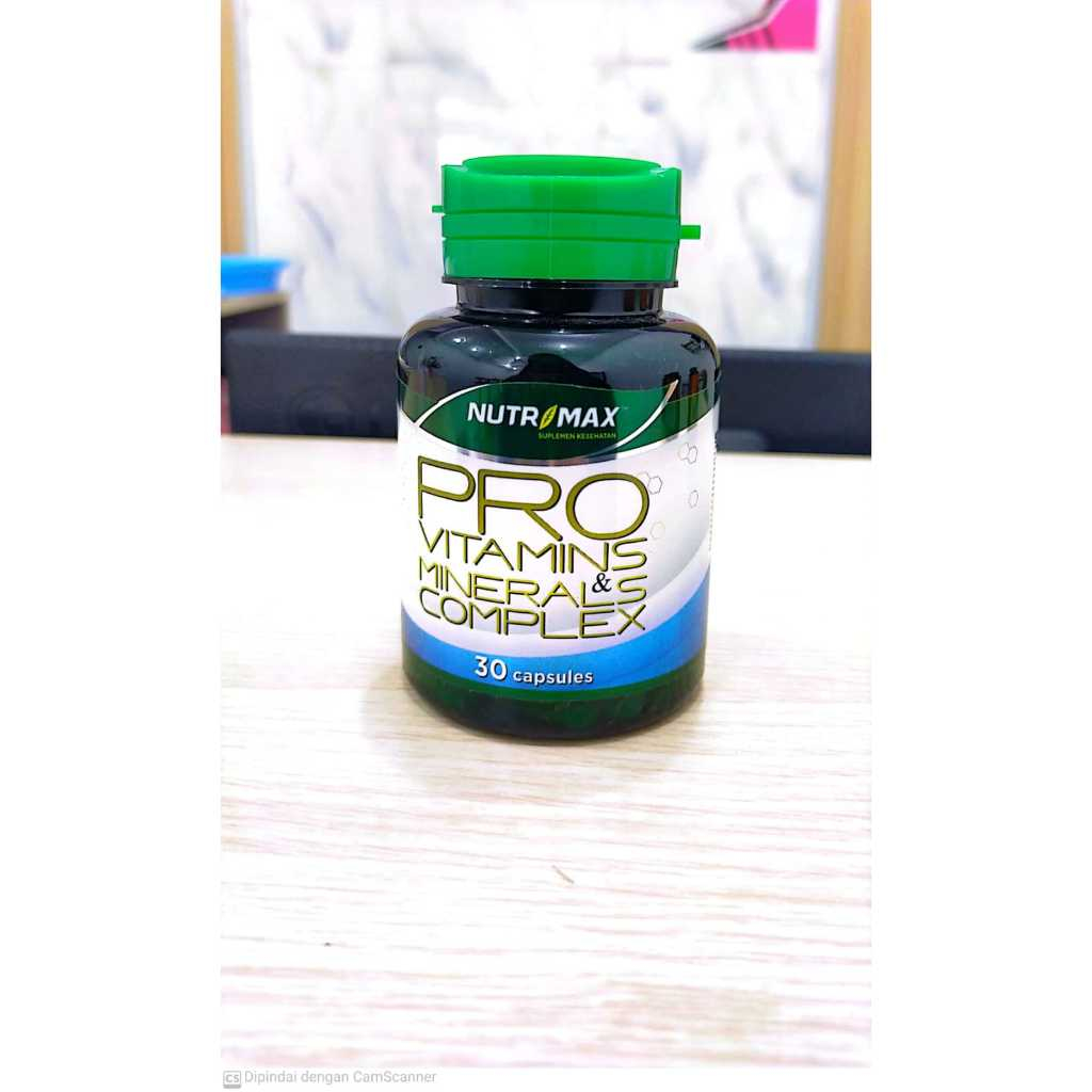 Nutrimax Pro Vitamins & Minerals Complex 30 Kapsul