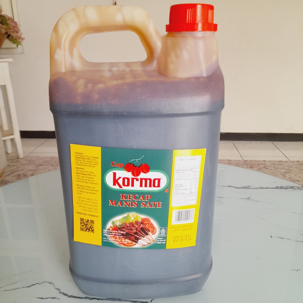 

Kecap Cap Korma - Manis Sate 6 Kg