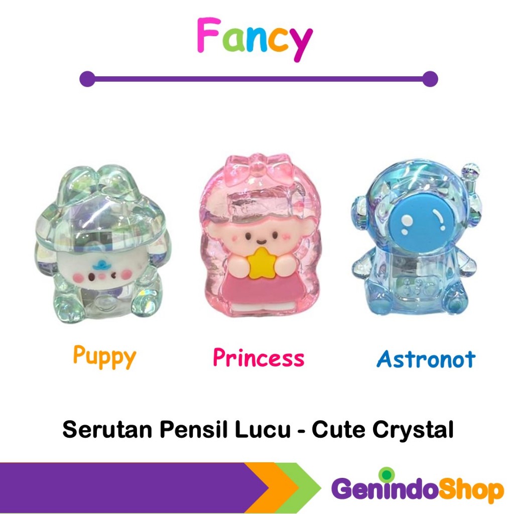 

Serutan Pensil Lucu Cute Crystal