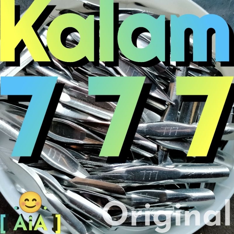 

AiA Mata Pena Pen Tutul Tul Nib Kalam Cocol 777 Original 100% - AiA Shopee Kanzul Hikmah