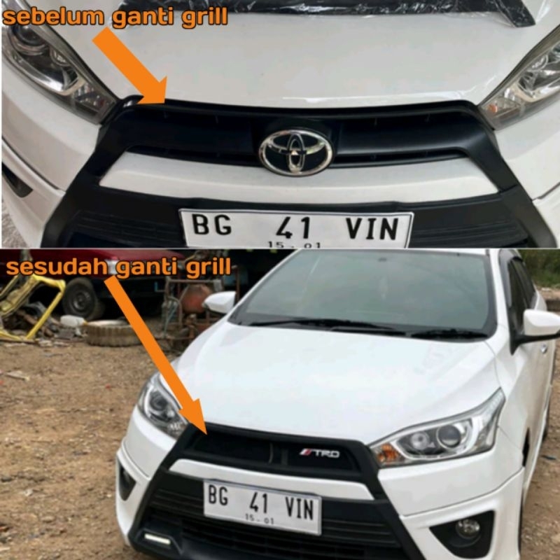 Aksesoris Grill Costum Yaris 2014-2017 TRD Sportivo