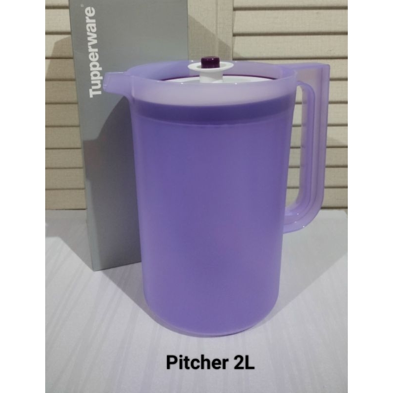 teko/teko Tupperware/teko hijau/Tupperware hijau/Pitcher/pitcher Tupperware/pitcher 2L/teko ungu/Tup