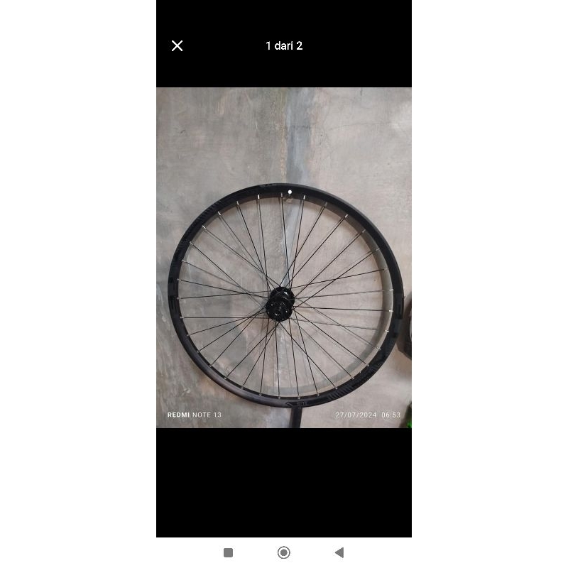 wheelset mtb depan 27.5 ta boost