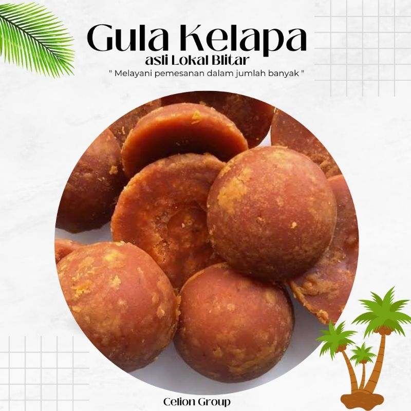 

Gula Kelapa Asli Murni Tanpa Campuran Gula Putih Produk Lokal Blitar Berkualitas