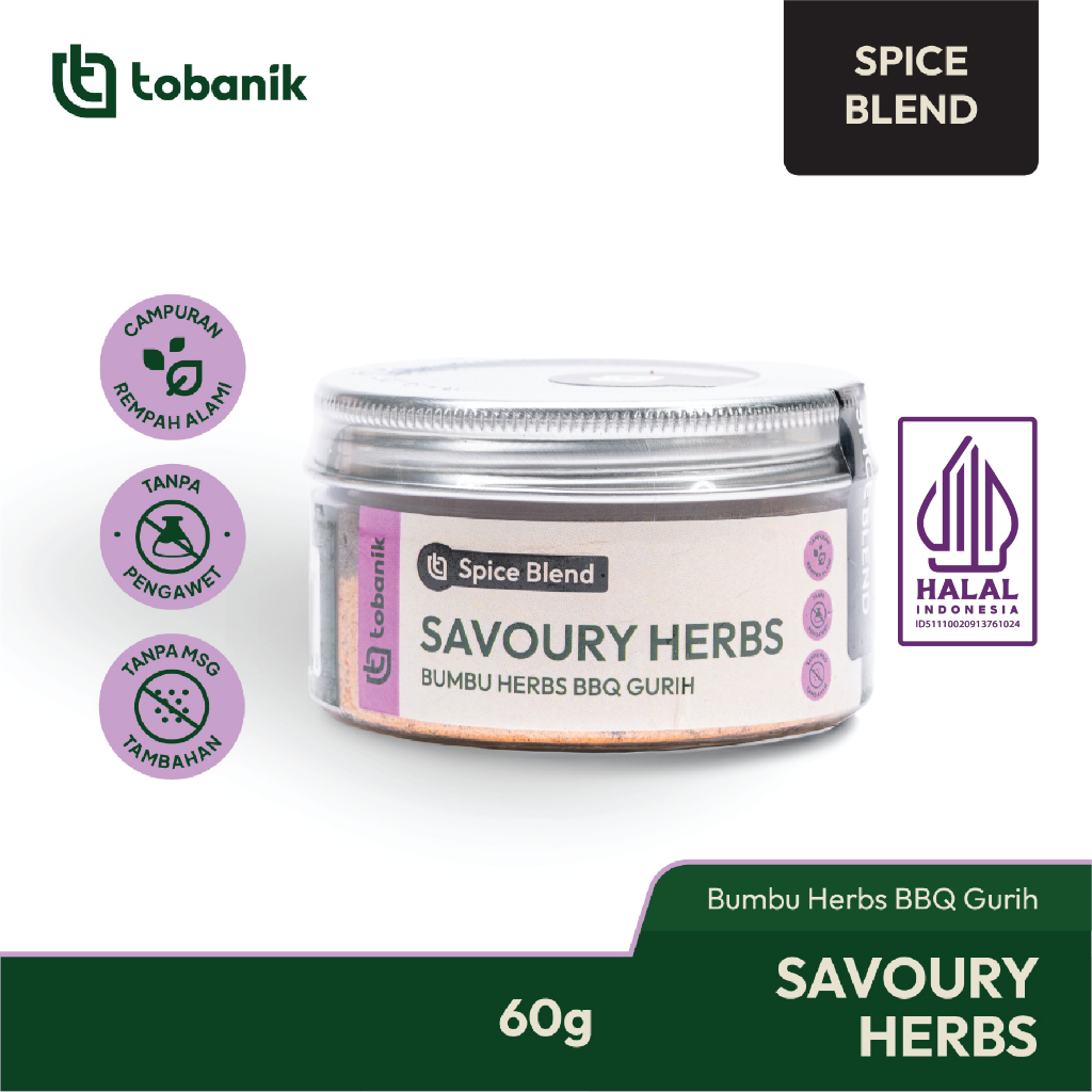 

Tobanik Savoury Herbs Bbq Spice Blend 60 Gram Rempah Campuran