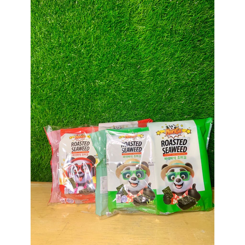 

Nori Go Roasted Seaweed Original/Nori Go Roasted Seaweed Pedas 9gr/Dosirak