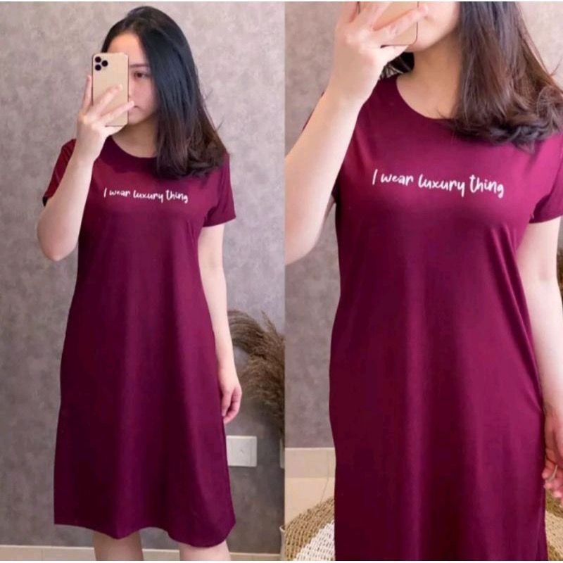 Daster Dress Baju Tidur Piyama Santai Wanita Terbaru Kekinian