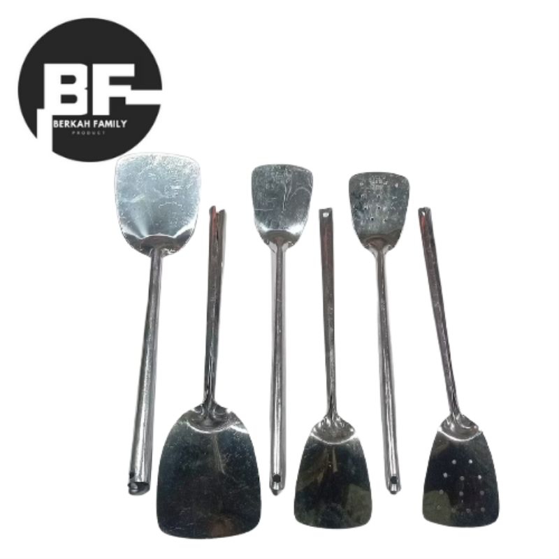 SPATULA STAINLESS JUMBO / SUTIL STAINLESS BESAR / SODET STAINLESS / SOTEL SEDANG / SOTEL STAINLESS
