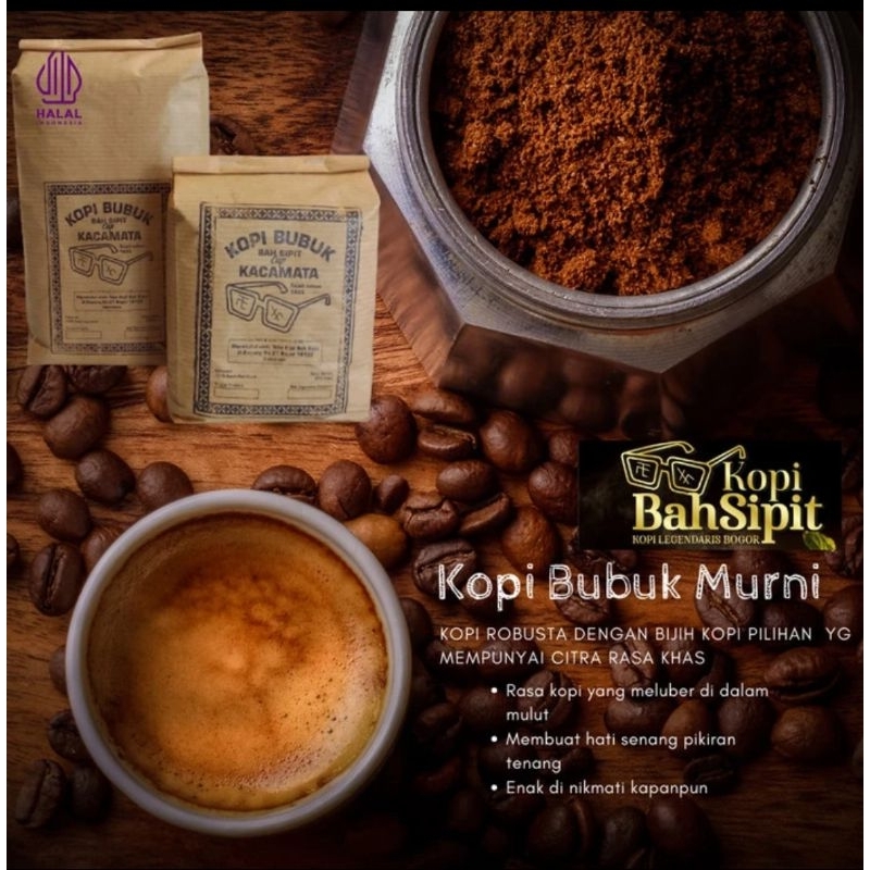 

Kopi Bah Sipit Cap Kacamata berat 250gr BISA COD!!!