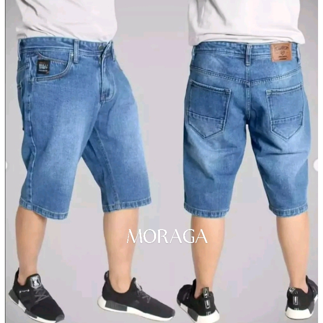 BIG SIZE CELANA PENDEK JEANS PRIA REGULER/CELANA JEANS DENIM/CELANA JEANS COWOK