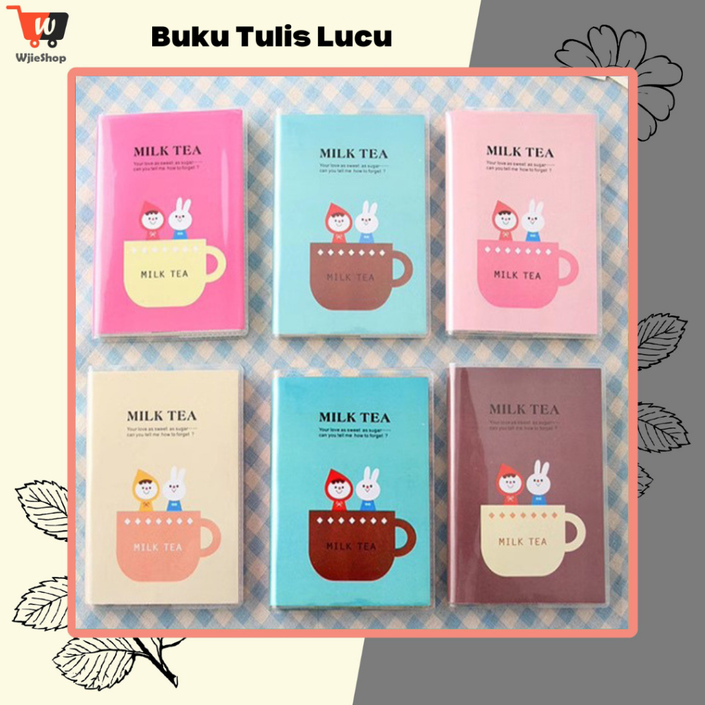 

Buku Tulis Catatan Ukuran A7 Notebook Mini Buku Saku Kecil Motif Lucu Buku Tulis Mini