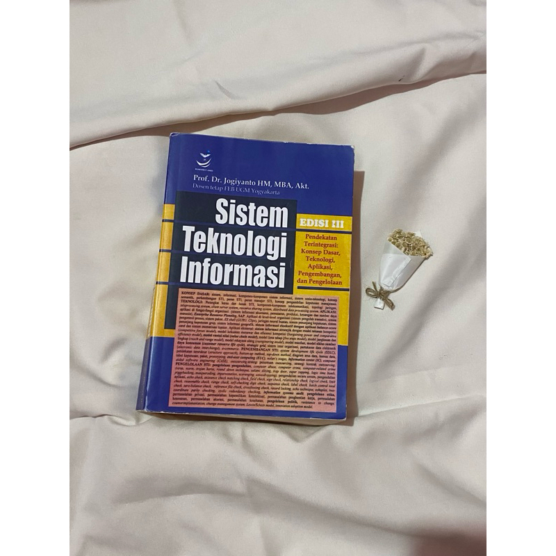 

[preloved] sistem teknologi informasi by jogiyanto