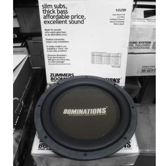 Subwoofer slim dominations 12ZB