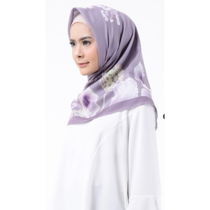 Asoka Purple Buttonscarves Preloved Lawasan Rare