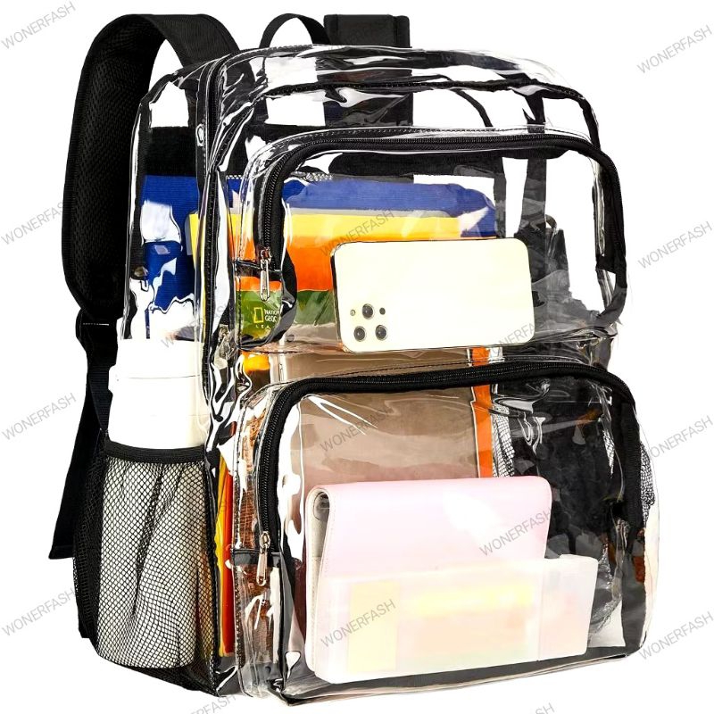 Tas Ransel Bening Vorspack  - Tas Buku Bening Ekstra Besar Tas Ransel Transparan Tas Ransel Tembus P