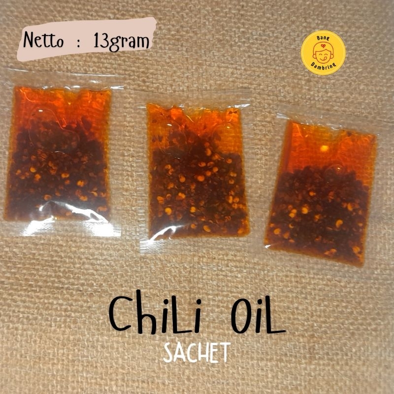 

CHILI OIL SACHET 13GRAM 1PACK ISI 5