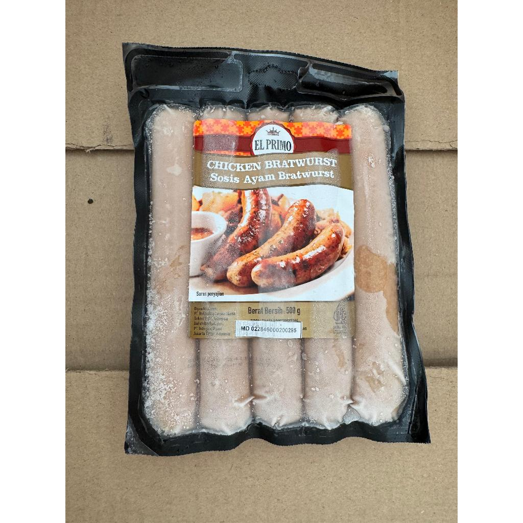 

El Primo Chicken Bratwurst 500gr El Primo Chicken Bratwurst 500gr