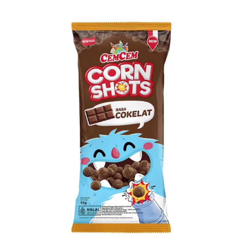 

CemCem Corn Shots Cokelat 55g