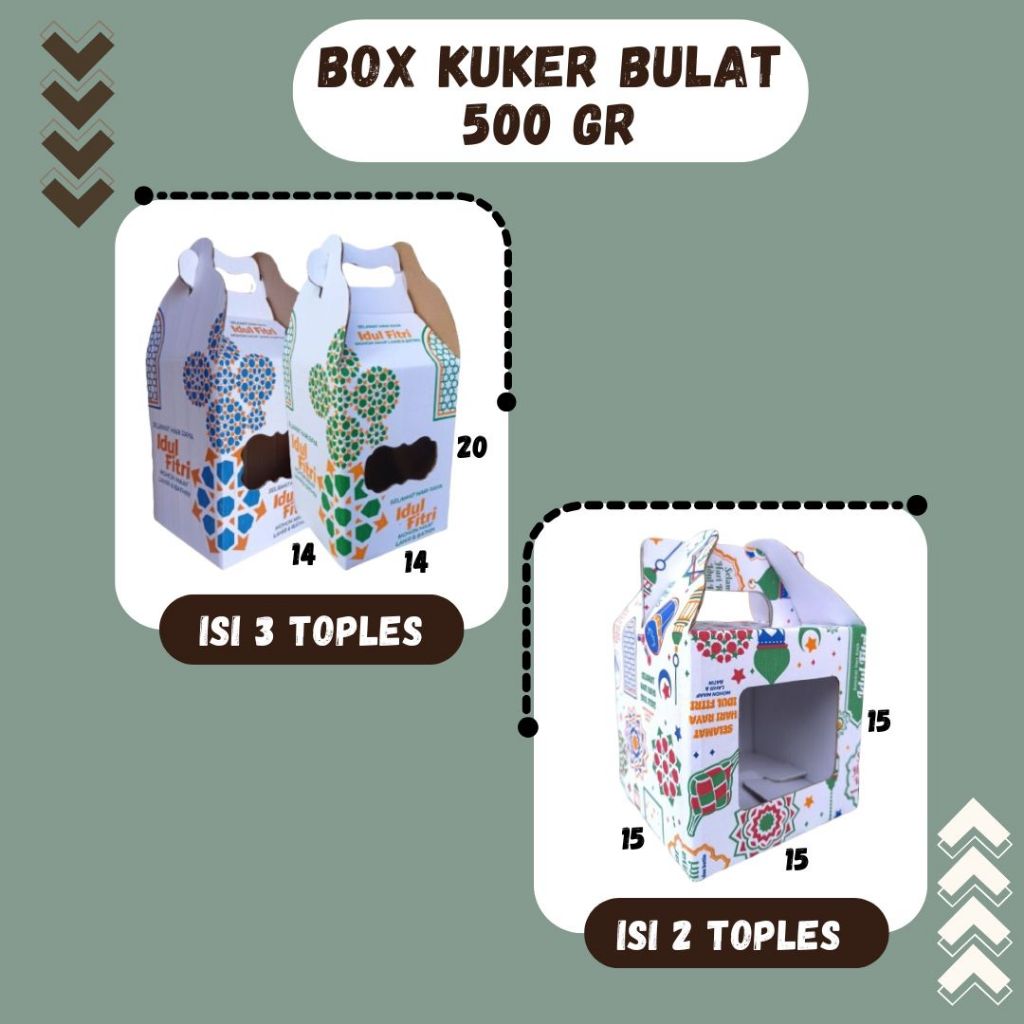 

Box Kuker Bulat 500gr Isi 2/3 14x14x20 15x15x15 Jinjing Gable Box Kue Kering Gable Box Serbaguna Botol Dus Kue Kering Kemasan Madu Souvenir/Ied Mubarak/ Idul Fitri