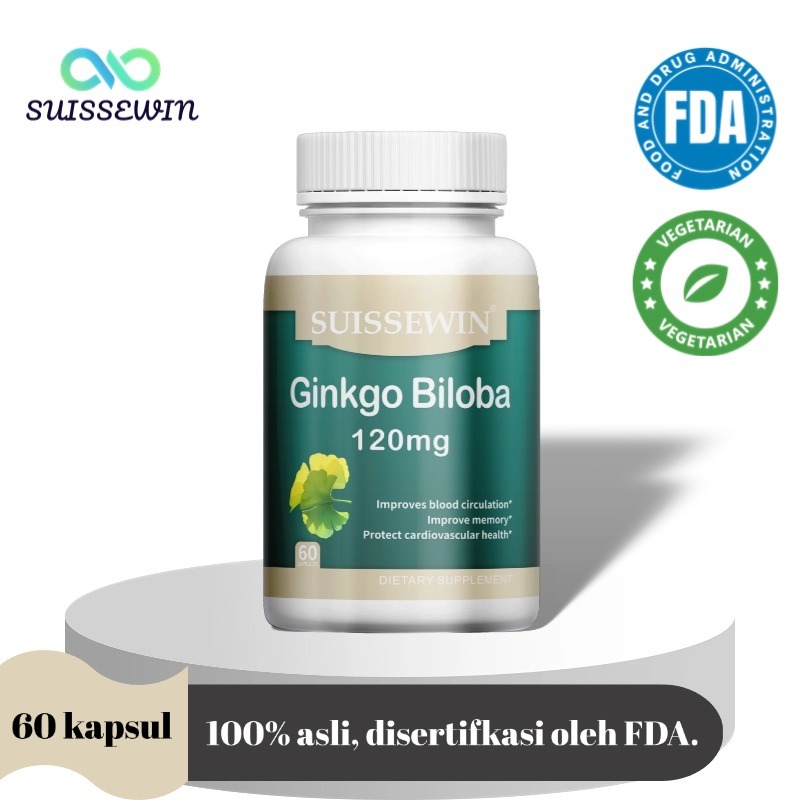 Ekstrak Ginkgo Biloba - Meningkatkan Daya Ingat, Fokus, dan Sirkulasi Darah