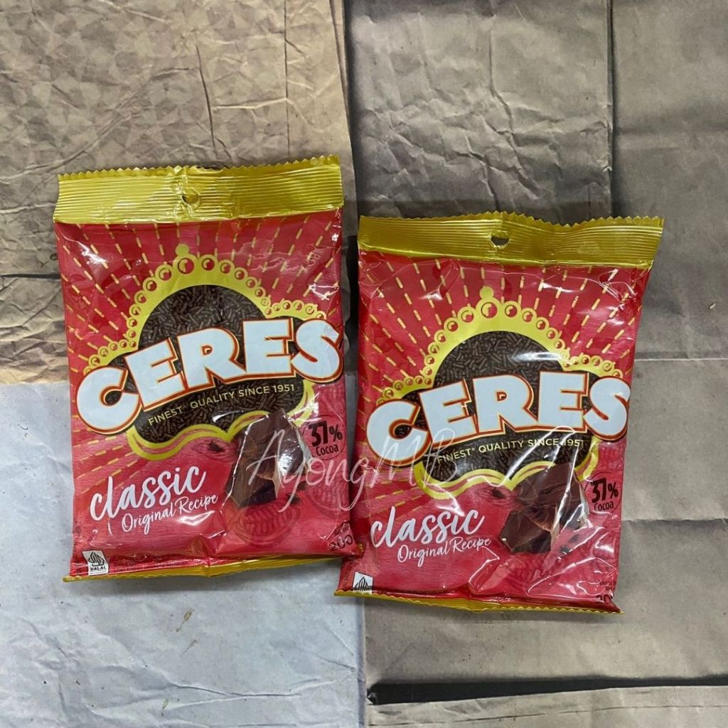 

MESES CERES CLASSIC 200GR / COKLAT BUTIR CERES