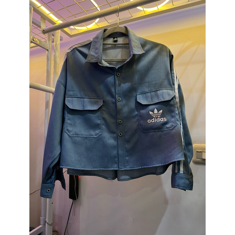 KEMEJA CROPTOP WANITA KECEBADAI PEMBUKA AURA KECANTIKAN