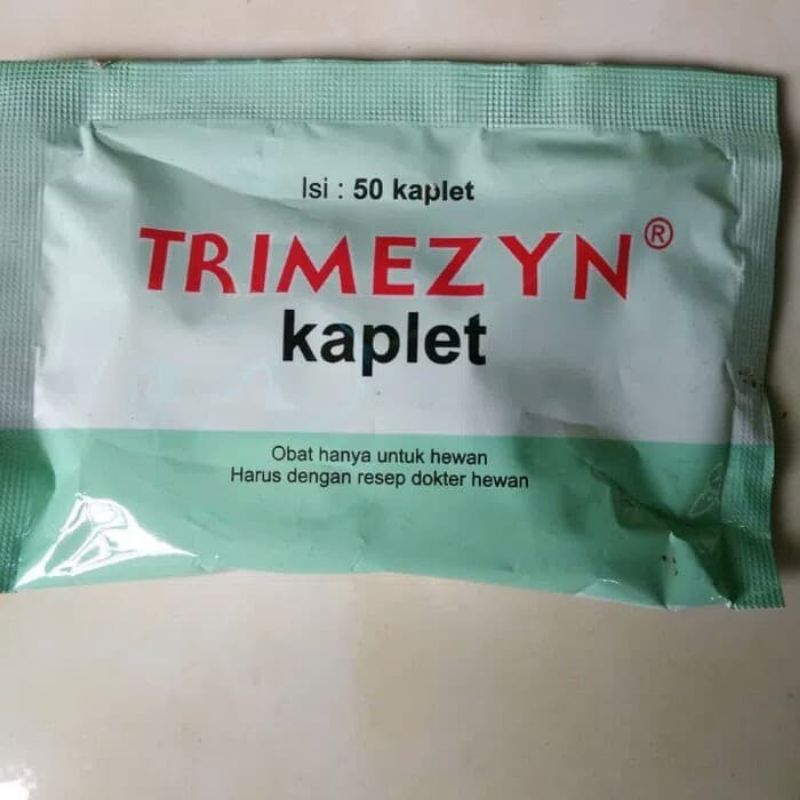 TRIMEZYN KAPLET TRIMIZIN OBAT NGOROK OBAT AYAM BURUNG UNGGAS BEBEK SAKIT SNOT NGOROK