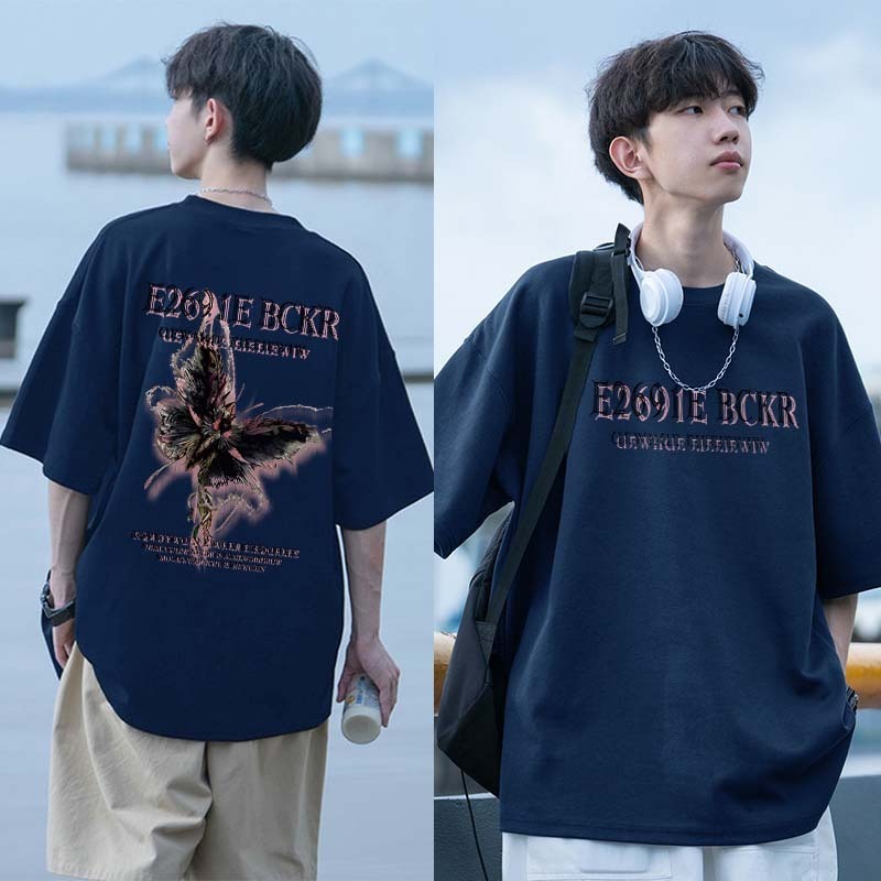 Kaos Distro Pria Butterfly | Kaos Distro Pria 100% Original | Kaos Oversize untuk Cewek dan Cowok