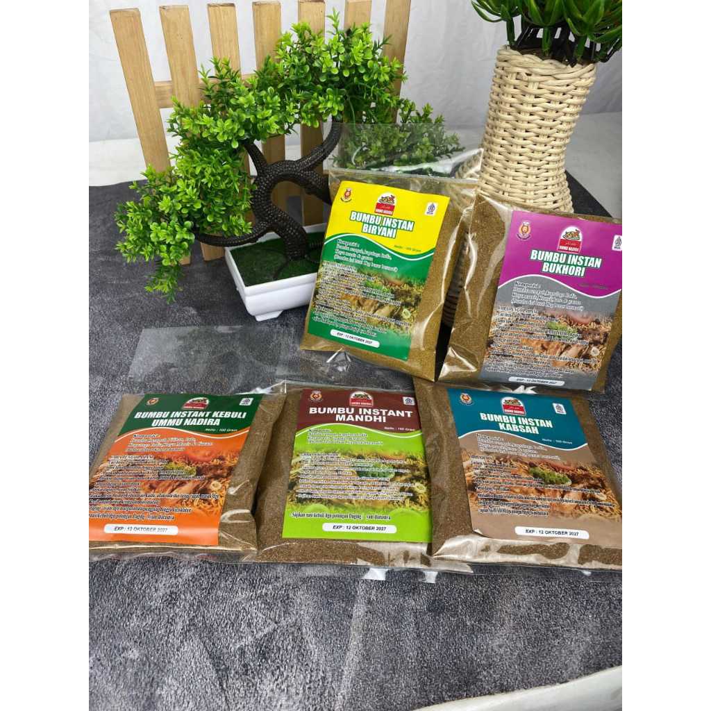 

bumbu instant nasi kebuli Ummu Nadhira 5 macam varian bumbu