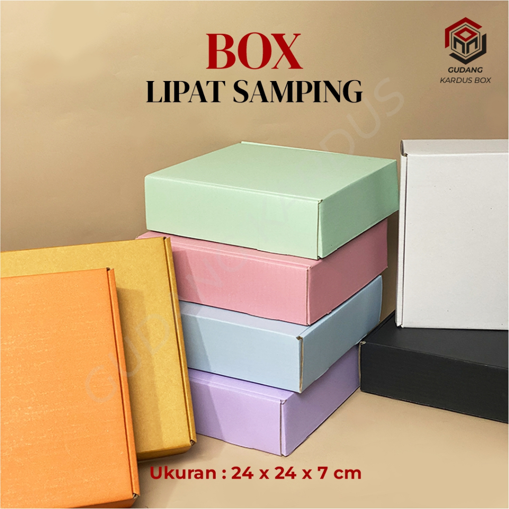 

Box DC LS (24 x 24 x 7 cm) - Box Hampers/Kardus packing/ Box Kado/GiftBox