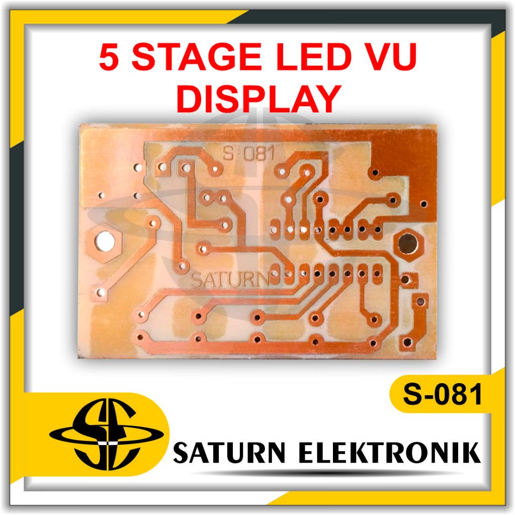 PCB 5 Stage Led VU Display S-081