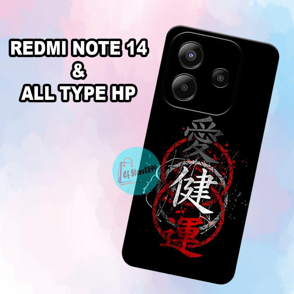 (CFS15) Softcase procamera  untuk Hp REDMI NOTE 14 Motif Cowok /Case REDMI NOTE 14   bahan karet len