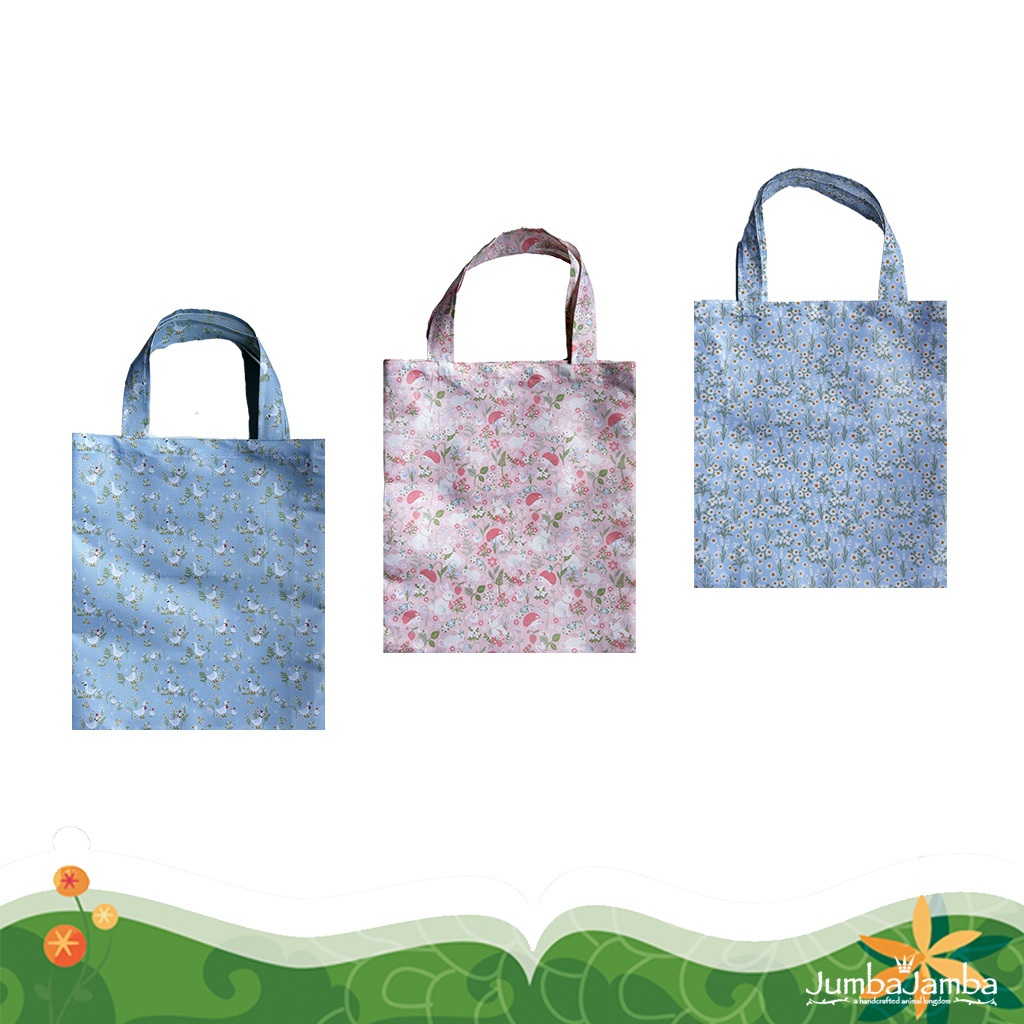 Jumba Jamba Tas Belanja Lipat Bahan Parasut - Baby Animal Foldable Shopping Bag