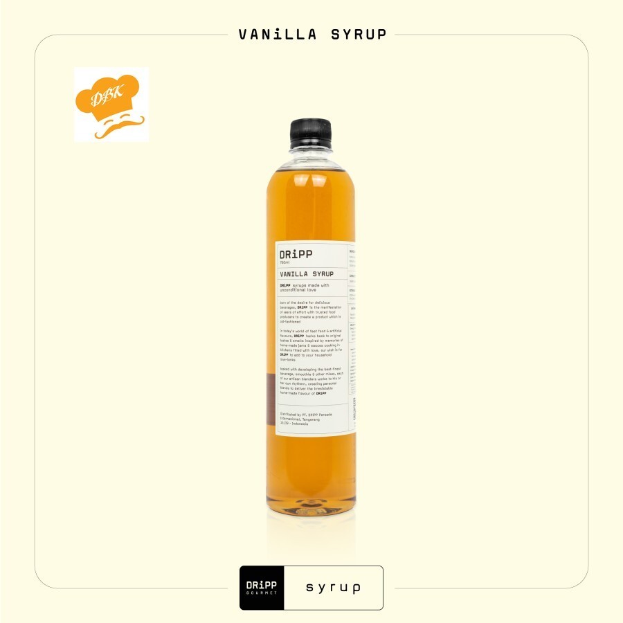 

DRiPP Vanilla Syrup ( Sirup Vanila ) 760 ml